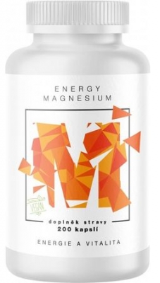 BrainMax Energy Magnesium 1000 mg Hořčík Malát 200 mg 100 kapslí
