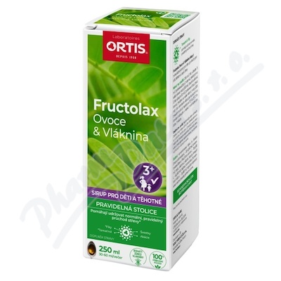 Fructolax Ovoce&Vláknina sirup pro děti 3+r 250ml