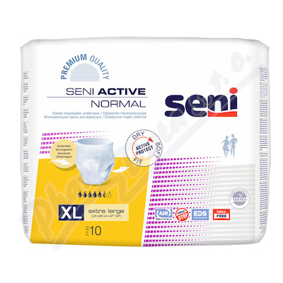 Seni Active Normal inkon.plen.kalhotky XL 10ks