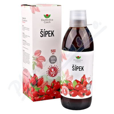 Šípek 100% šťáva 500ml EkoMedica