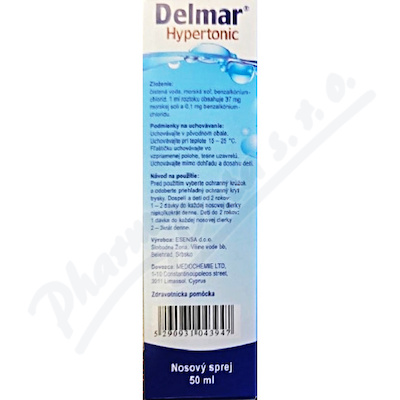 Delmar Hypertonic nosní sprej 50ml