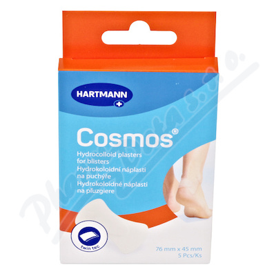 Cosmos náplast na puchýře pat.TwinTec 45x76mm 5ks