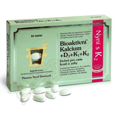 Pharma Nord Bioaktivní Kalcium+D3+K1+K2 tbl.60