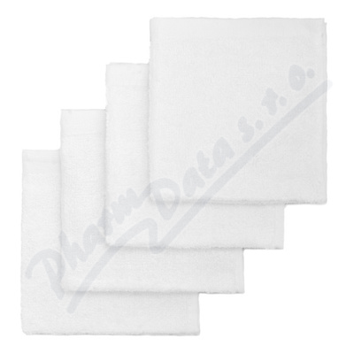 T-TOMI Bambusové žínky 25x25cm 4ks White