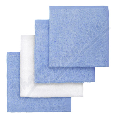 T-TOMI Bambusové žínky 25x25cm 4ks Blue