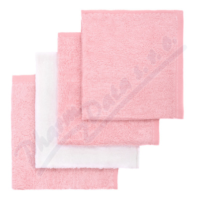 T-TOMI Bambusové žínky 25x25cm 4ks Pink