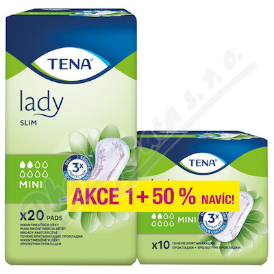 TENA Lady Slim Mini ink.vložky +50% 760293