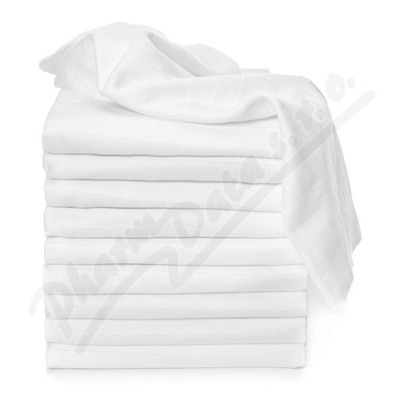 T-TOMI Látkové pleny Exclusive 70x70cm 10ks bílá