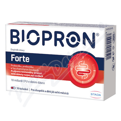 Biopron Forte probiotika a prebiotika tob.30