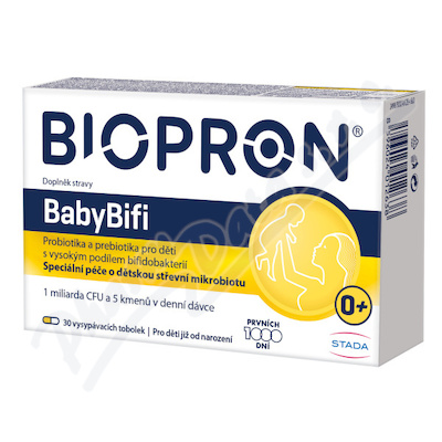 Biopron BabyBifi probiotika a pro děti tob.30