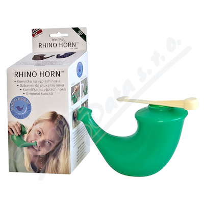 Rhino Horn Konvička na výplach nosu zelená