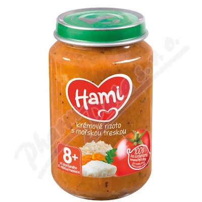 Hami Krémové rizoto s mořskou treskou 200g 8m+