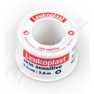 Leukoplast Skin Sensitive fixač.páska 2.5cmx2.6m