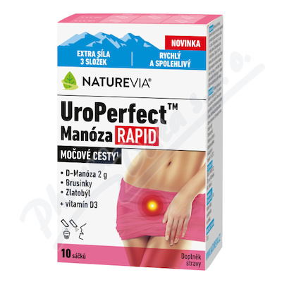 NatureVia UroPerfect Manóza Rapid 10 sáčků