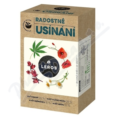 LEROS Radostné usínání čaj 20x1g