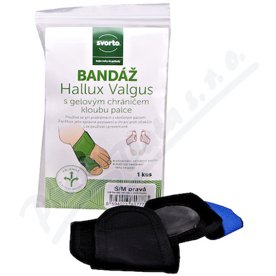 svorto 028 Band.Hallux Valg.gel.chr.palce S/Mpravá