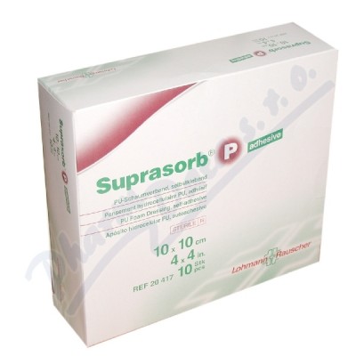 Krytí Suprasorb P 10x10cm steril.adhesive 10ks