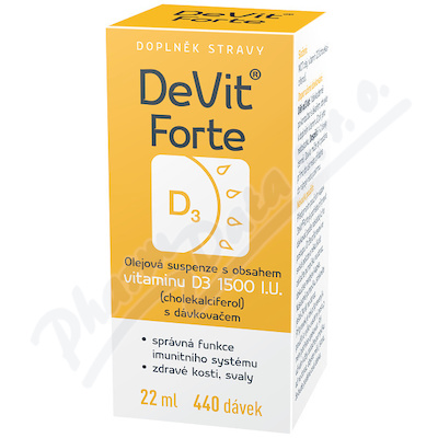 DeVit Forte Vitamín D3 1500 I.U.22ml