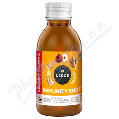 LEROS Immunity Shot zázvor+vitamín C 150ml