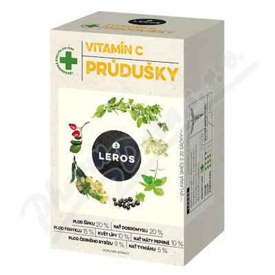 LEROS Vitamín C průdušky čaj 20x1.5g