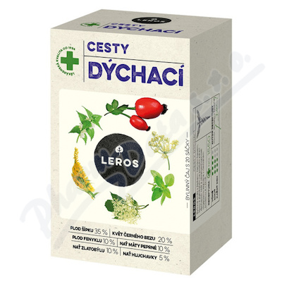 LEROS Cesty dýchací čaj 20x1.5g