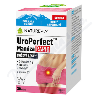 NatureVia UroPerfect Manóza Rapid 30 sáčků