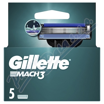 Gillette Mach3 náhradní hlavice 5ks