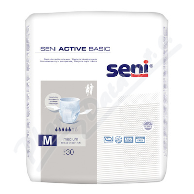 Seni Active Basic inkon.plen.kalhotky M 30ks