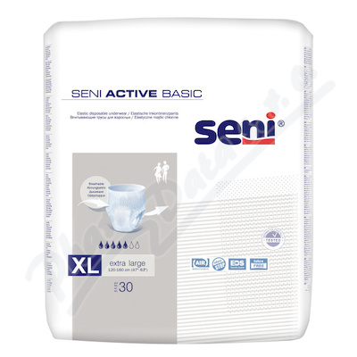 Seni Active Basic inkon.plen.kalhotky XL 30ks