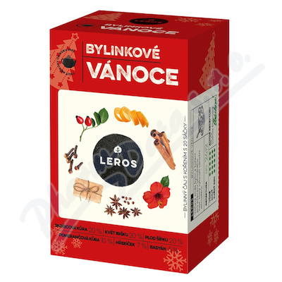 LEROS Bylinkové Vánoce čaj 20x2g