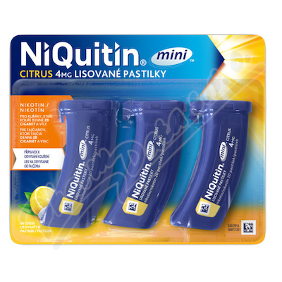 NiQuitin Mini Citrus 4mg pas.cmp.60