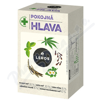 LEROS Pokojná hlava čaj 20x1.5g