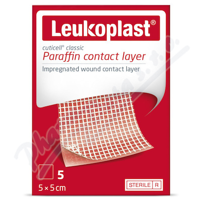 Leukoplast Cuticell Class.mast.tyl s par.5x5cm 5ks