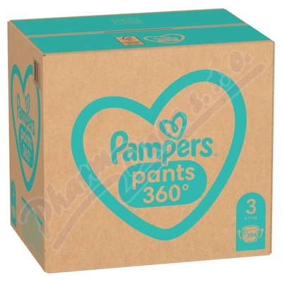 Pampers Pant 360° 3 plenkové kalhotky 6-11kg 240ks