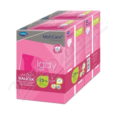 MoliCare Lady Pants inkont.5 kap.M duopack 2x8ks