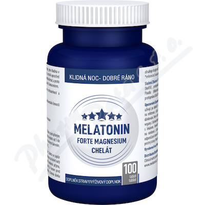Melatonin Forte Magnesium chelát tbl.100
