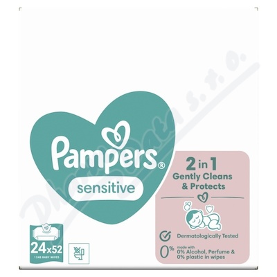 Pampers Sensitive ubrousky 24x52ks