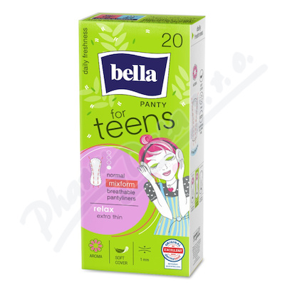 Bella for teens Panty slipové vložky Relax 20ks