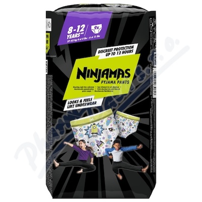 Ninjamas Pyjama Pants plen.kalh.27-43kg Space 9ks