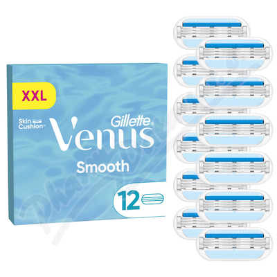 Gillette Venus Smooth náhradní hlavice XXL 12ks
