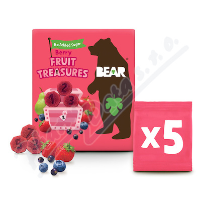 BEAR Fruit Treasures Berry 5x20g