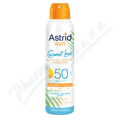 Astrid SUN neviditelný suchý opal.sprejSPF50 150ml