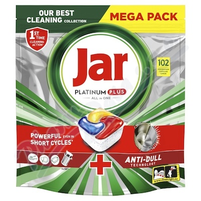 Jar Platinum Plus kapsle do myčky 102ks