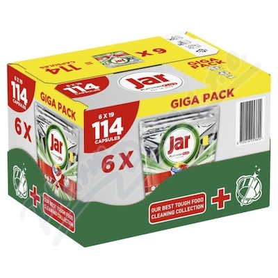 Jar Platinum Plus kapsle do myčky 6x19ks