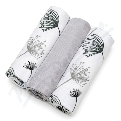 T-TOMI Látkové pleny 70x70cm 3ks Dandelions