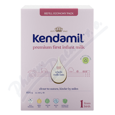 Kendamil Premium 1 počáteční kojenecké mléko 600g