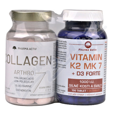 Collagen Arthro tbl.90+Vit.K2 MK7+D3 forte tbl.125