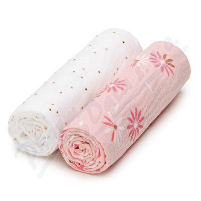 T-TOMI Mušelínové pleny 65x65cm 2ks Lily