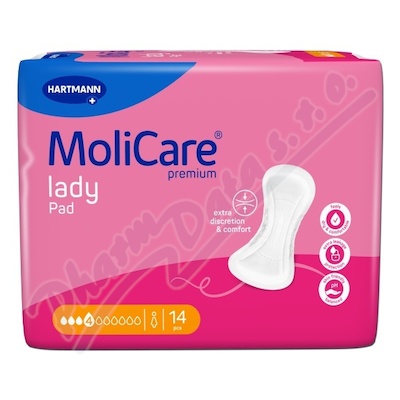 MoliCare Lady Pad inkontinenční vložky 4 kap.14ks