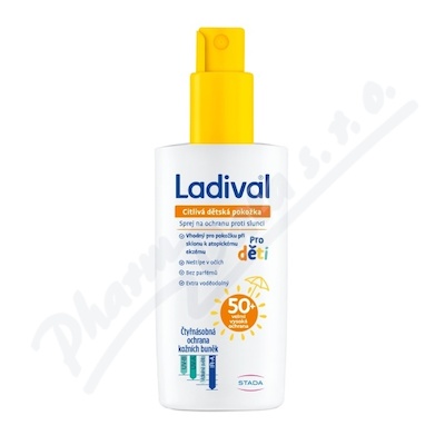 Ladival dětská citlivá pokožka sprej OF50+ 150ml